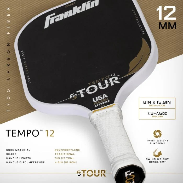 FS TOUR TEMPO 12MM FEATHERWEIGHT WHITE