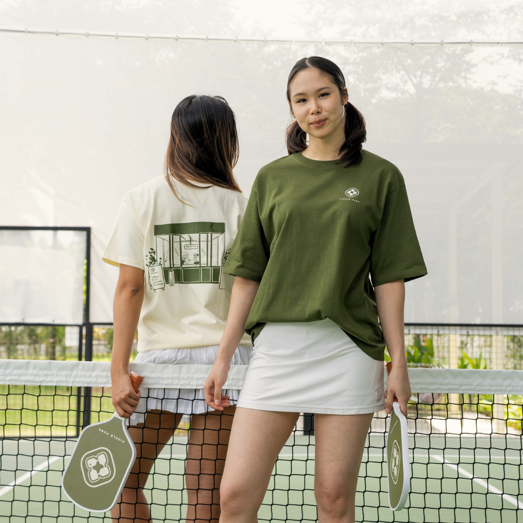 The Oversized Tee in Forest Green
