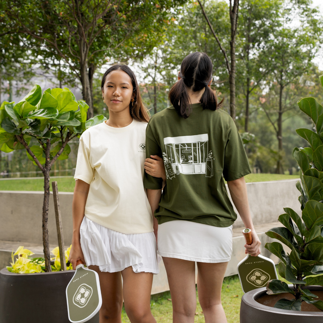The Oversized Tee in Forest Green
