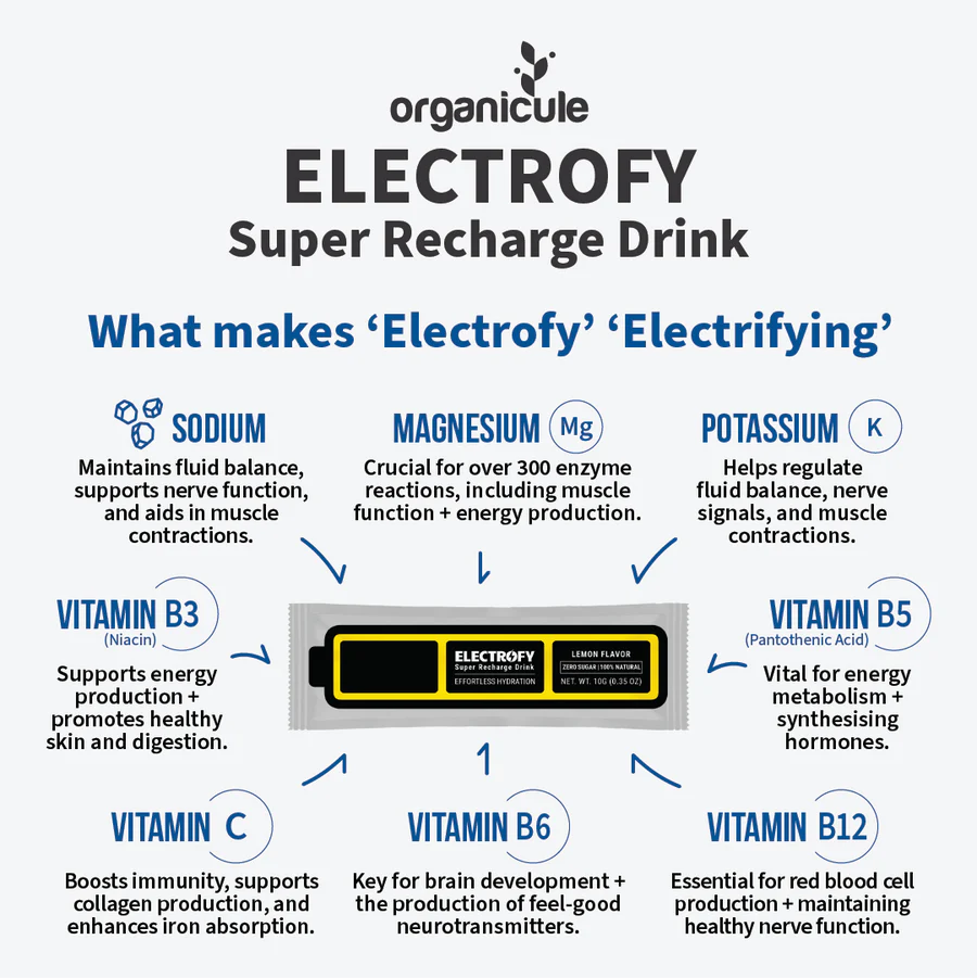 Electrofy Super Recharge Drink Lemon (1 Sachet)